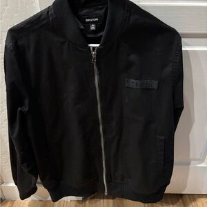Brixton Black Bomber Jacket - Men’s Small, Classic Look